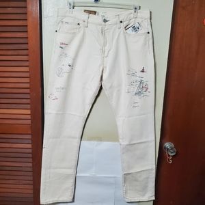 POLO RALPH LAUREN SULLIVAN SLIM SAILING YATCH CP93 BUTTONFLY REGATTA JEA…